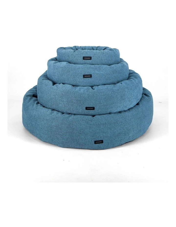 Springtime Cuddler Dog Bed in Teal image 2