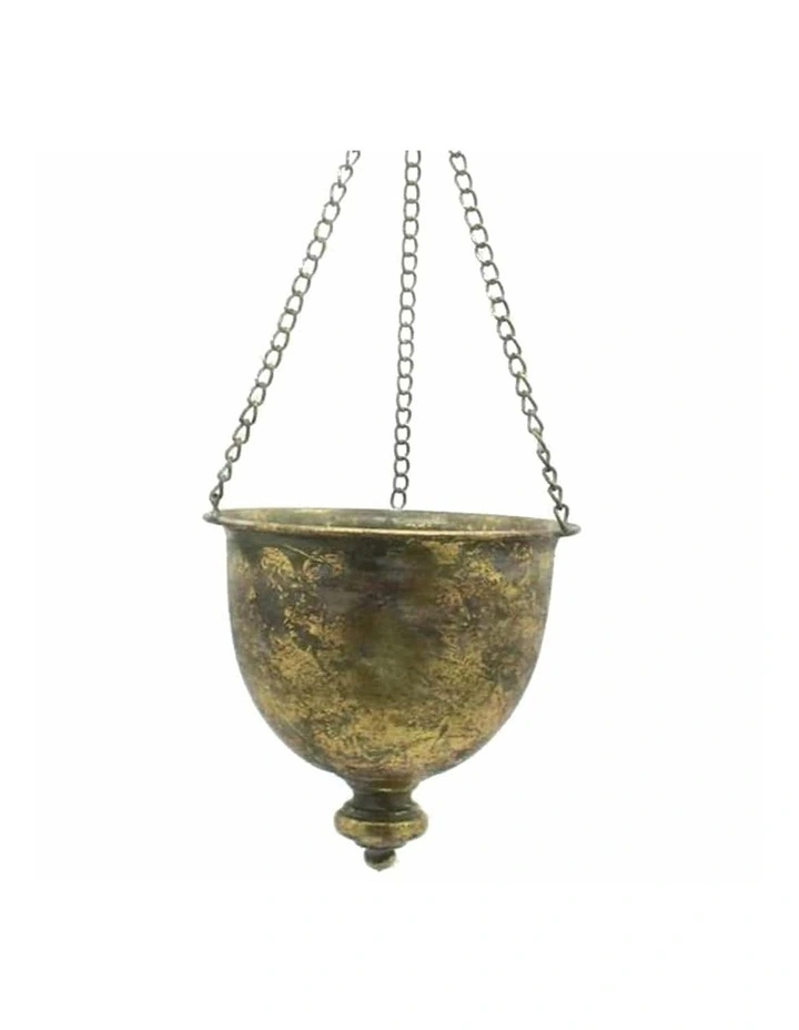 Willow & Silk Lustre Flower Plant Hanger on Chains image 4