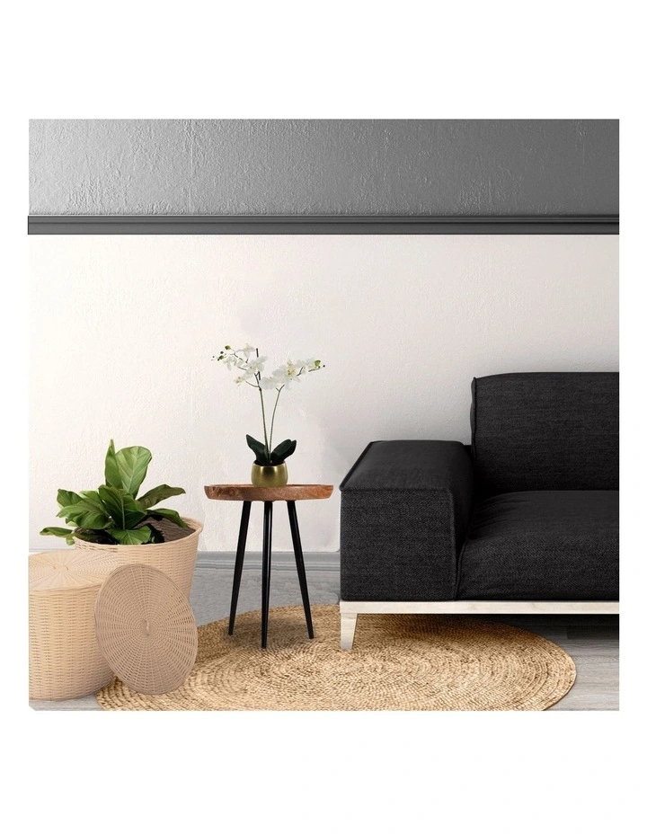Three Leg Mango Wood Side Table image 4