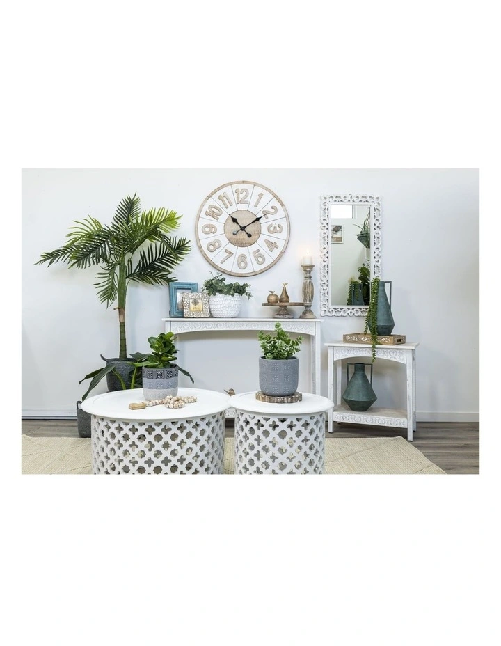 Artificial Eucalyptus Plant Pot in Green image 4