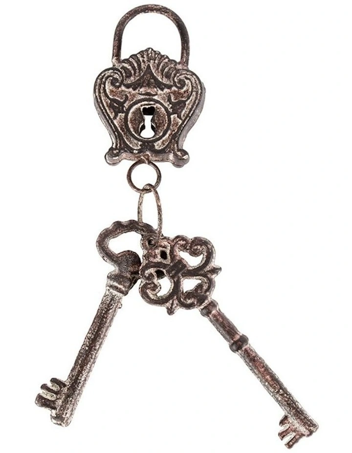 Vintage Lock and Keys in Multi image 1