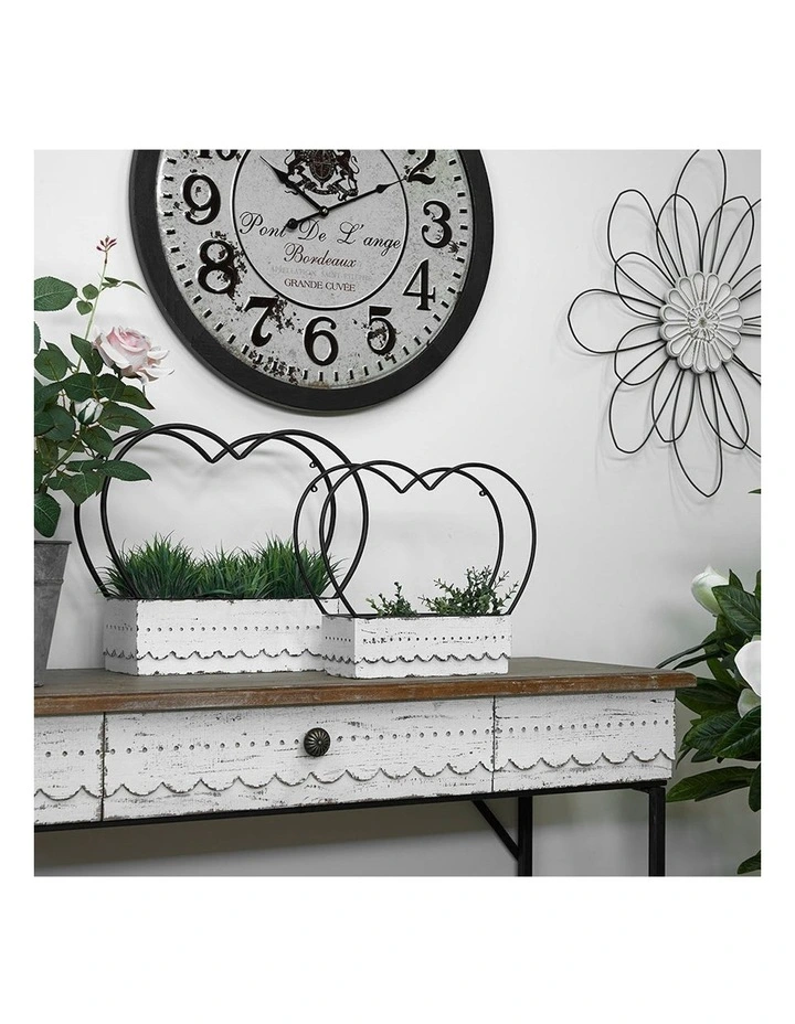 Flower Decorative Wall Art Set of 2 in Multi image 4