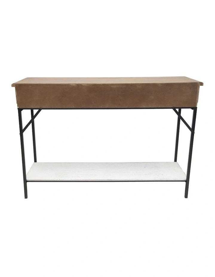 French Cottage Console Table in Brown image 5