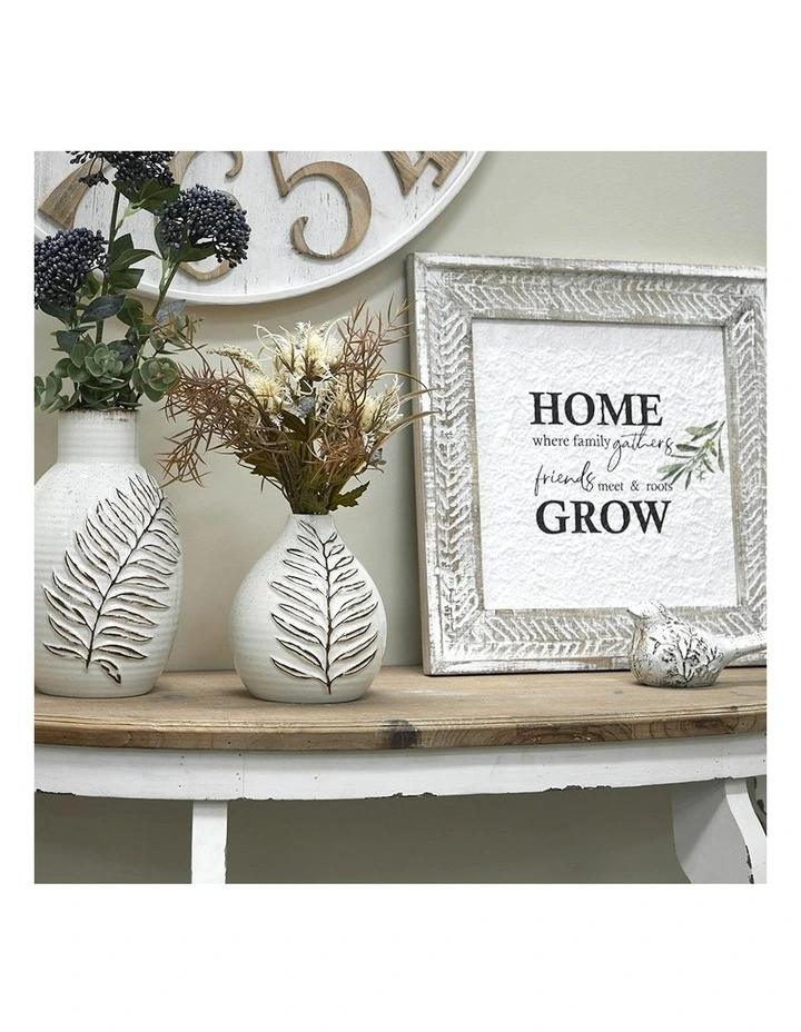 Cast-Iron French Provincial Resting Bird in Distressed White image 4