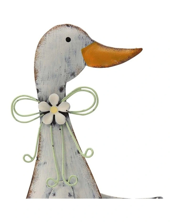 Gardening Duck Figurines Set of 2 in Multi image 3