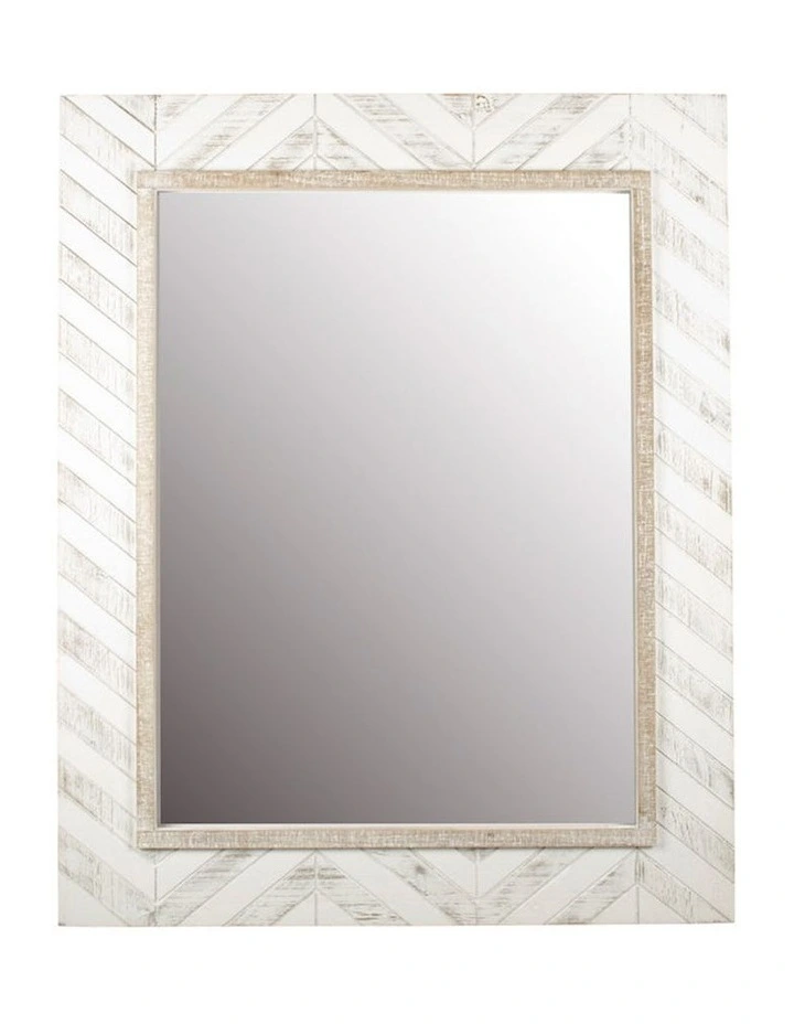 Large Panelled Coastal Wall Mirror in Natural image 5