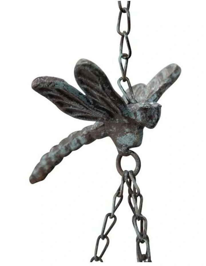 Hanging Dragonfly Bird Feeder Bowl with Bell image 5