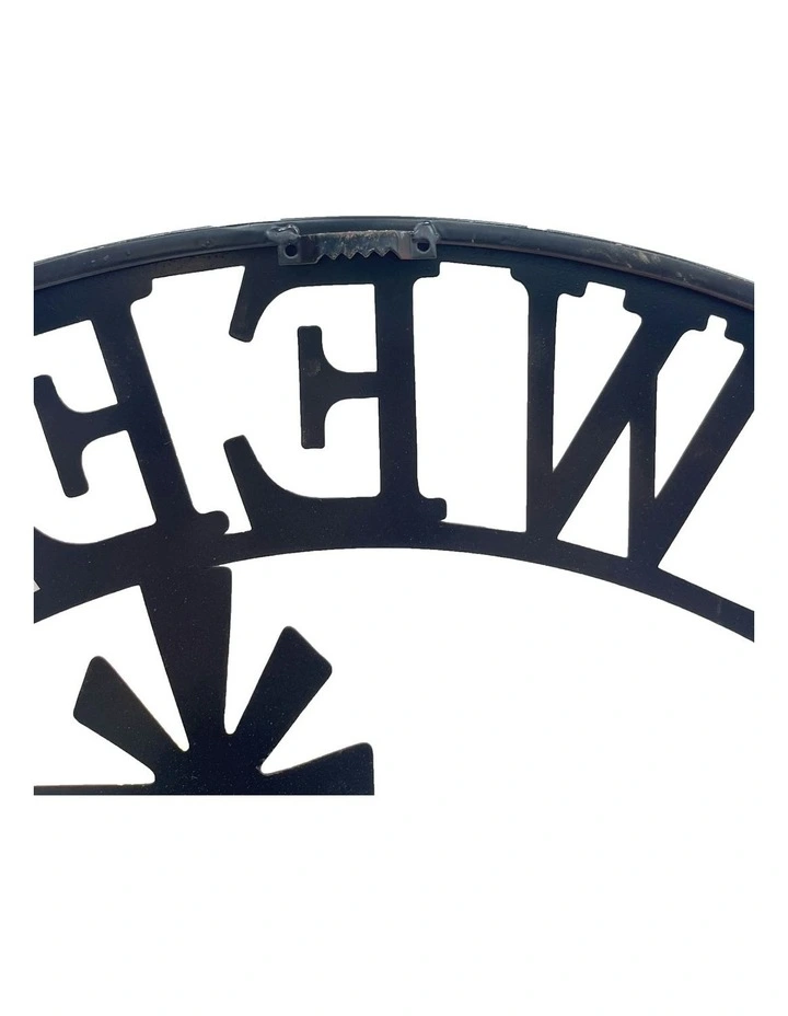 Laser-Cut 60cm Cow/Windmill 'Farm Sweet Farm' Sign Wall Art in Assorted image 3