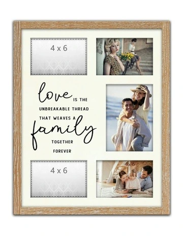 MDF Framed Wall Hanging 49cm in Brown