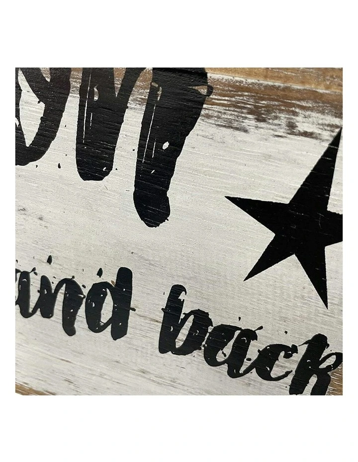 Moon And Back Handcrafted Wall Art in Black image 3