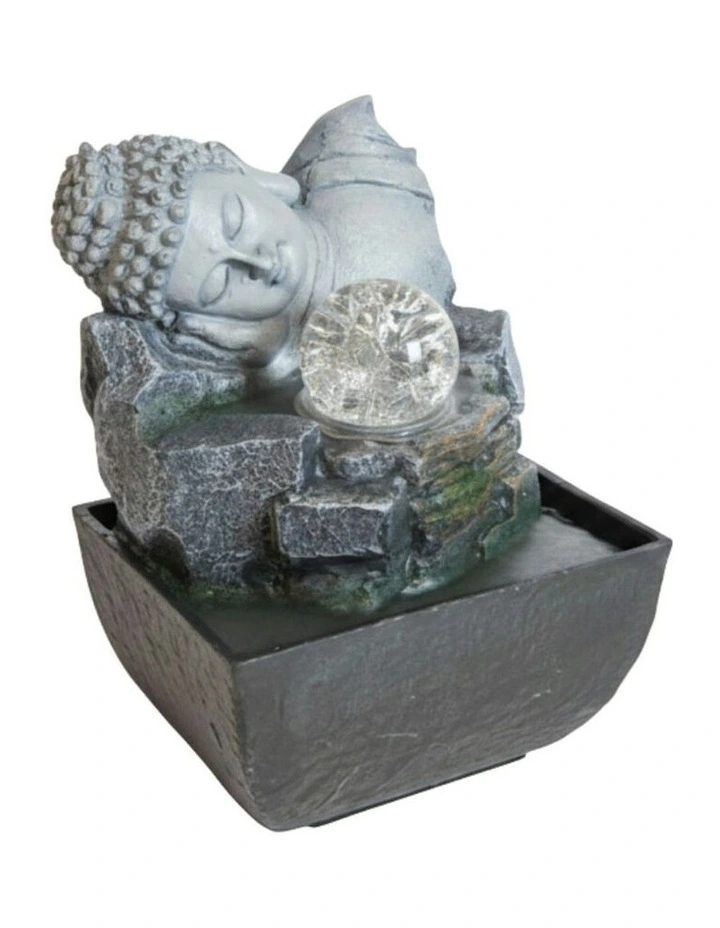 Buddha Break Fountain 14x14x18cm in Multi image 1