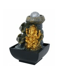 Auric Wisdom Ganesha 14x14x20cm in Multi