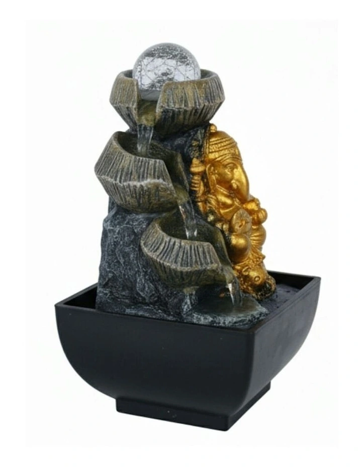 Auric Wisdom Ganesha 14x14x20cm in Multi image 3