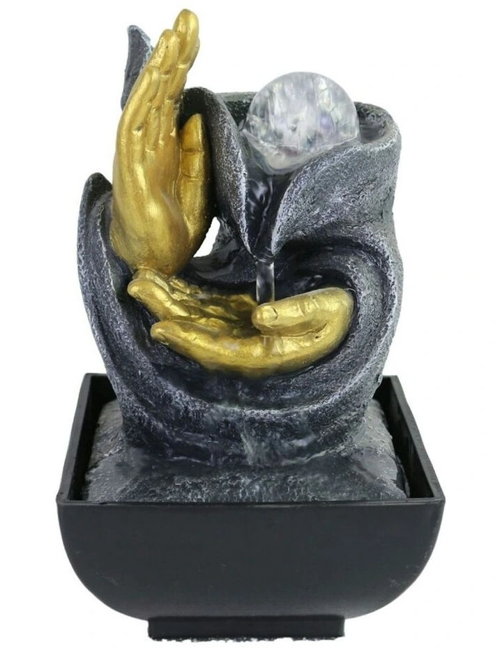 Wishing Hands Fountain 14x14x20cm in Multi image 2