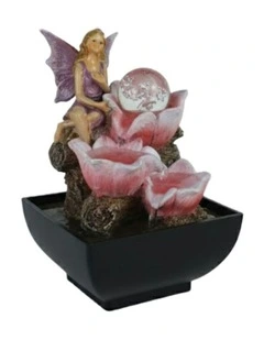 Floret Fairy Fountain 13x13x18cm in Multi