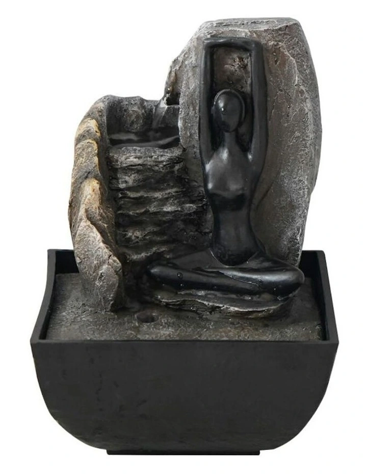 Yoga Trickle Fountain 14x14x18cm in Multi image 2