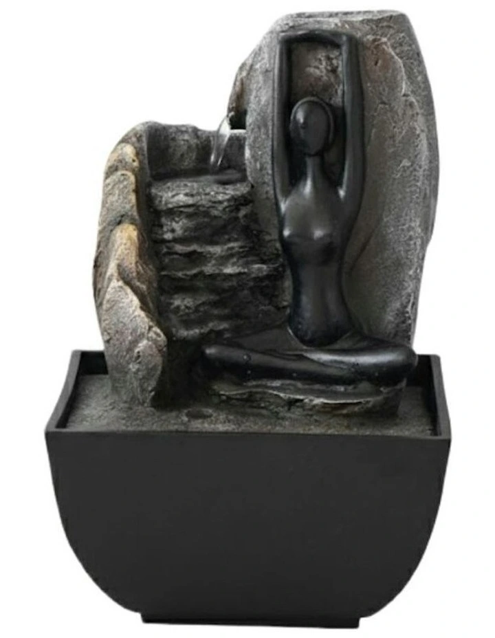 Yoga Trickle Fountain 14x14x18cm in Multi image 3