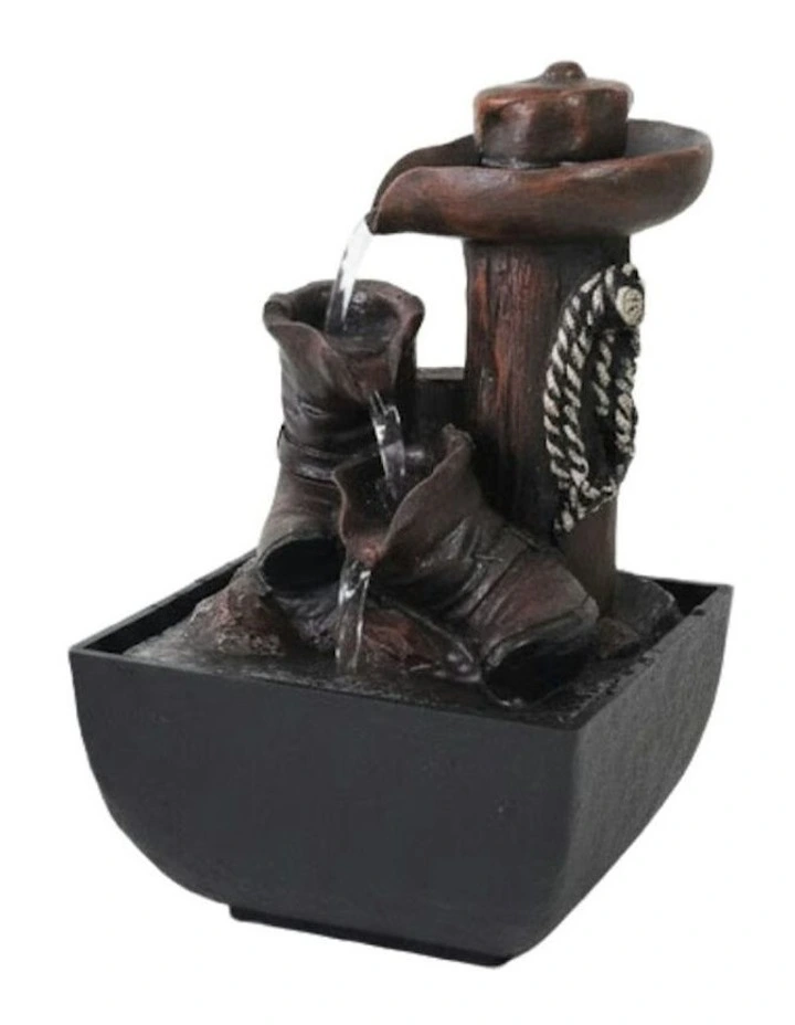 Aussie Rancher Fountain 14x14x22cm in Multi image 3