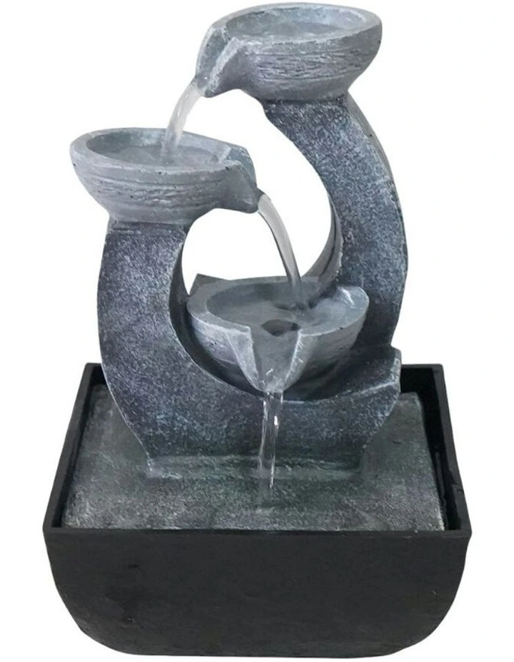 Pillar Pots Fountain 14x14x22cm in Multi image 2