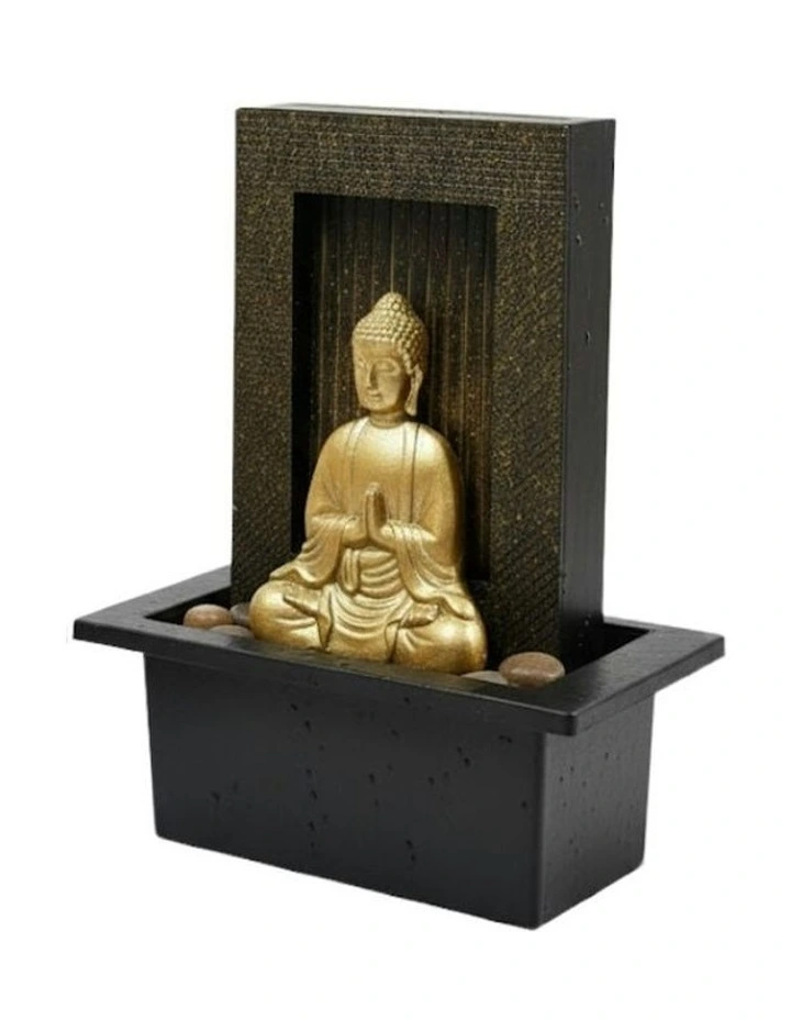 Zen Rain Fountain 21x18x25cm in Multi image 1