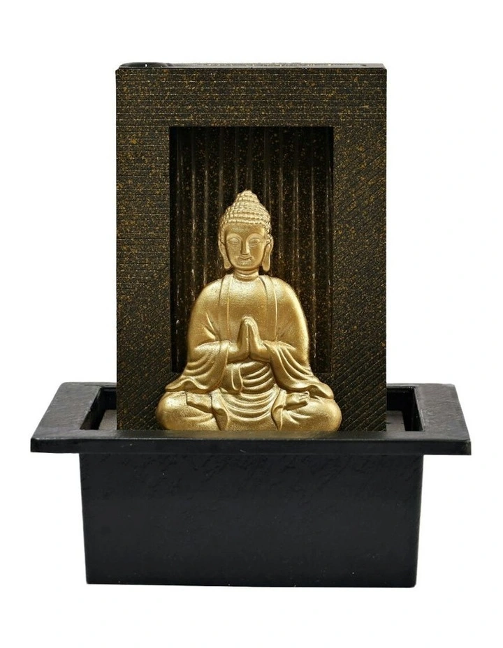 Zen Rain Fountain 21x18x25cm in Multi image 2