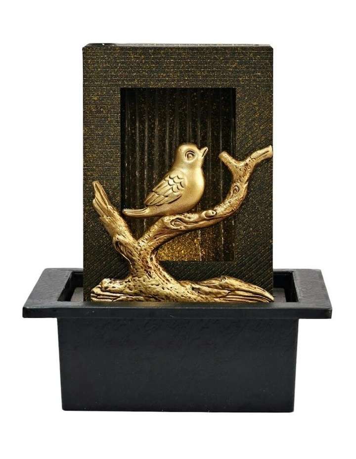 Bird Rain Fountain 21x18x25cm in Multi image 2