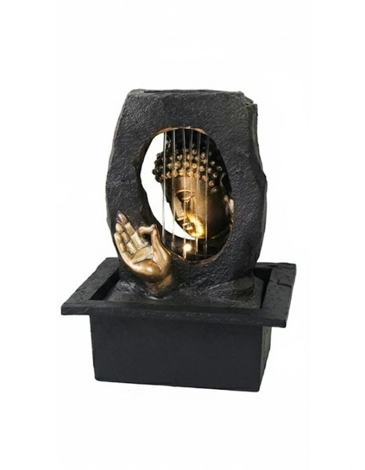 Gilt Raining Buddha 23x20x28cm in Multi image 1
