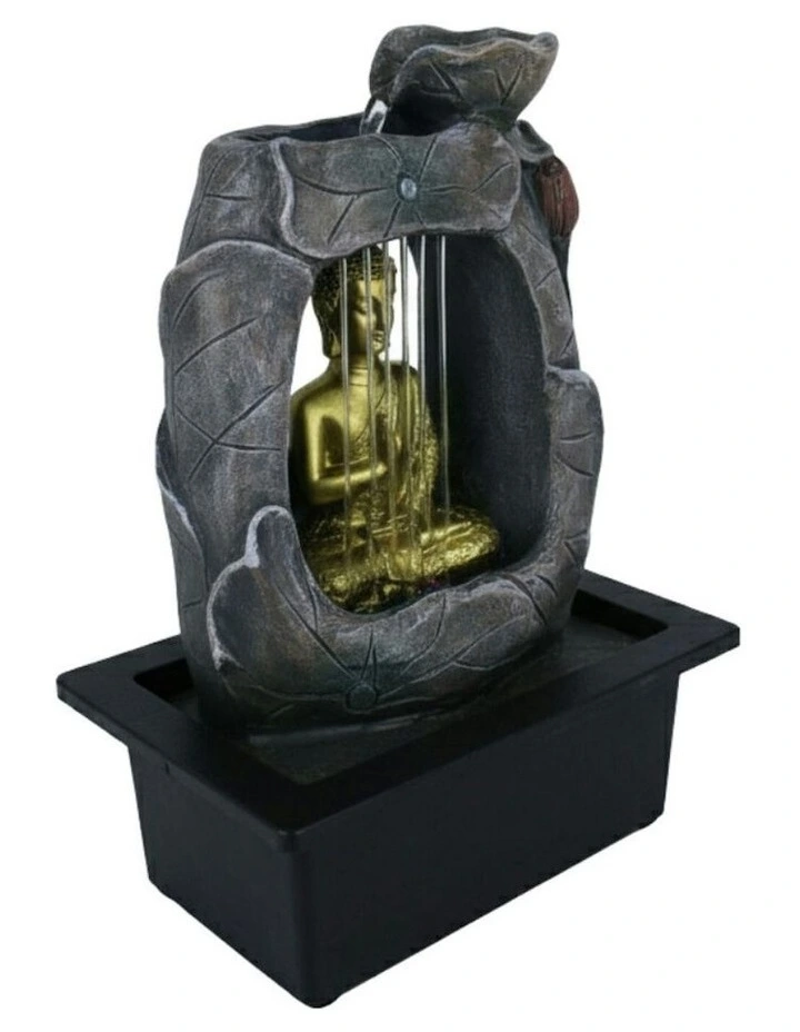 Raining Zen Buddha Fountain 24x18x27cm in Multi image 1