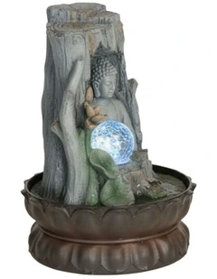 Branch Buddha Fountain 21x21x28cm in Multi
