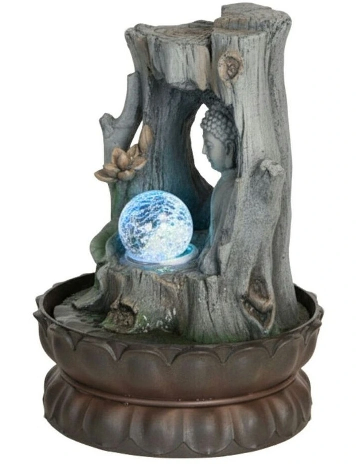 Branch Buddha Fountain 21x21x28cm in Multi image 3
