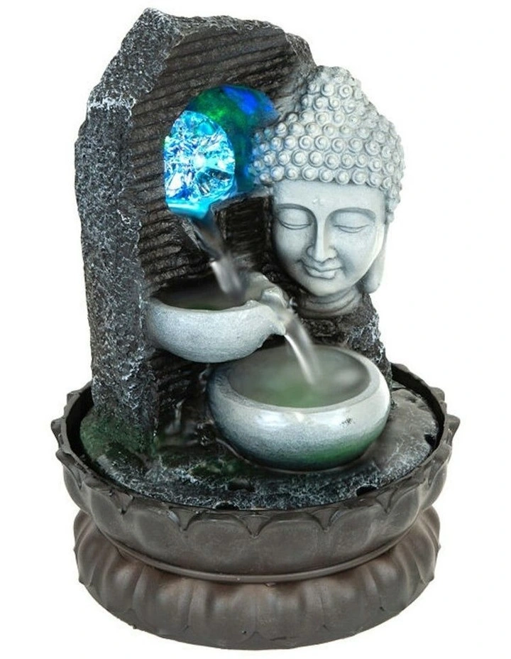 Buddha Drift Fountain 21x21x29cm in Multi image 1