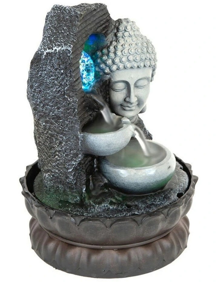 Buddha Drift Fountain 21x21x29cm in Multi image 4