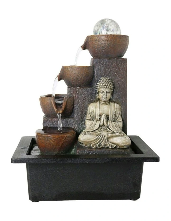 Argil Buddha Fountain 23x18x29cm in Multi image 2