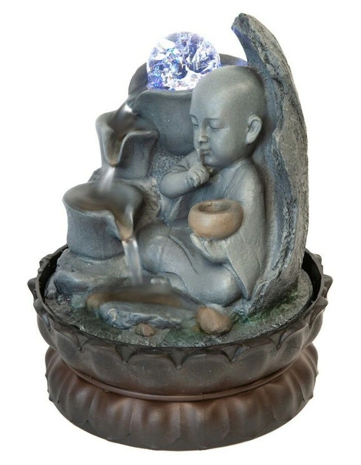 Monk Drift Fountain 21x21x29cm in Multi image 1