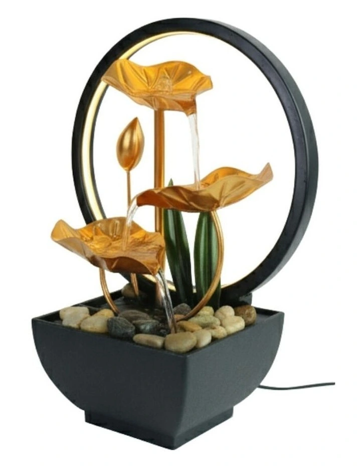 Lotus Aura Fountain 23x14x27cm in Multi image 1