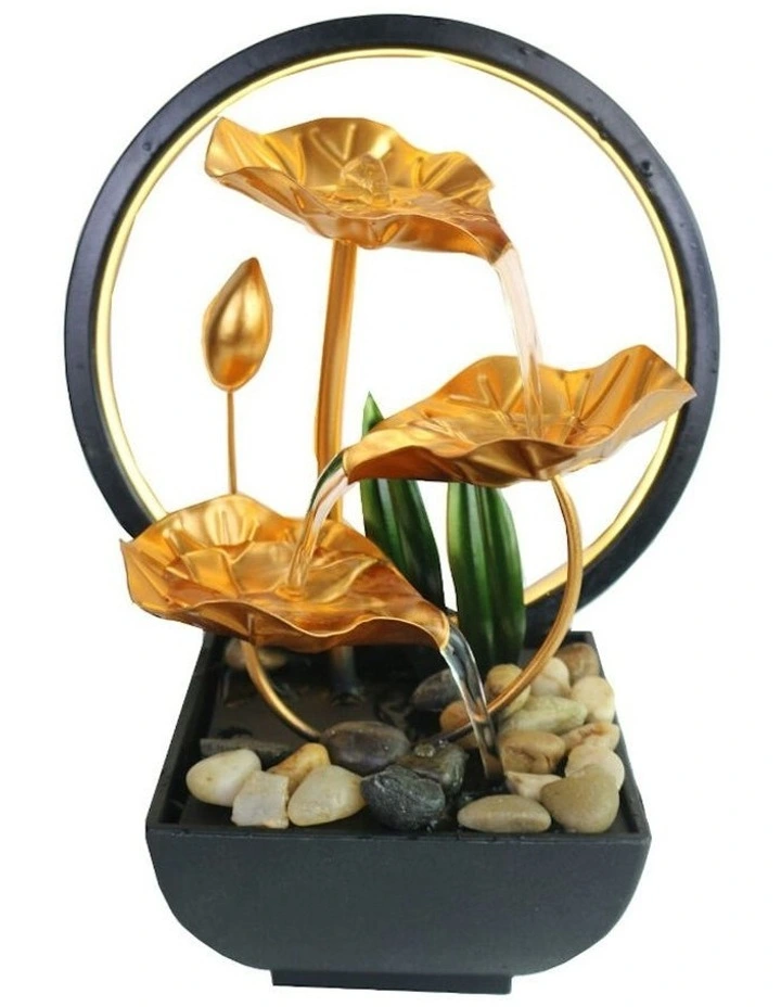 Lotus Aura Fountain 23x14x27cm in Multi image 2