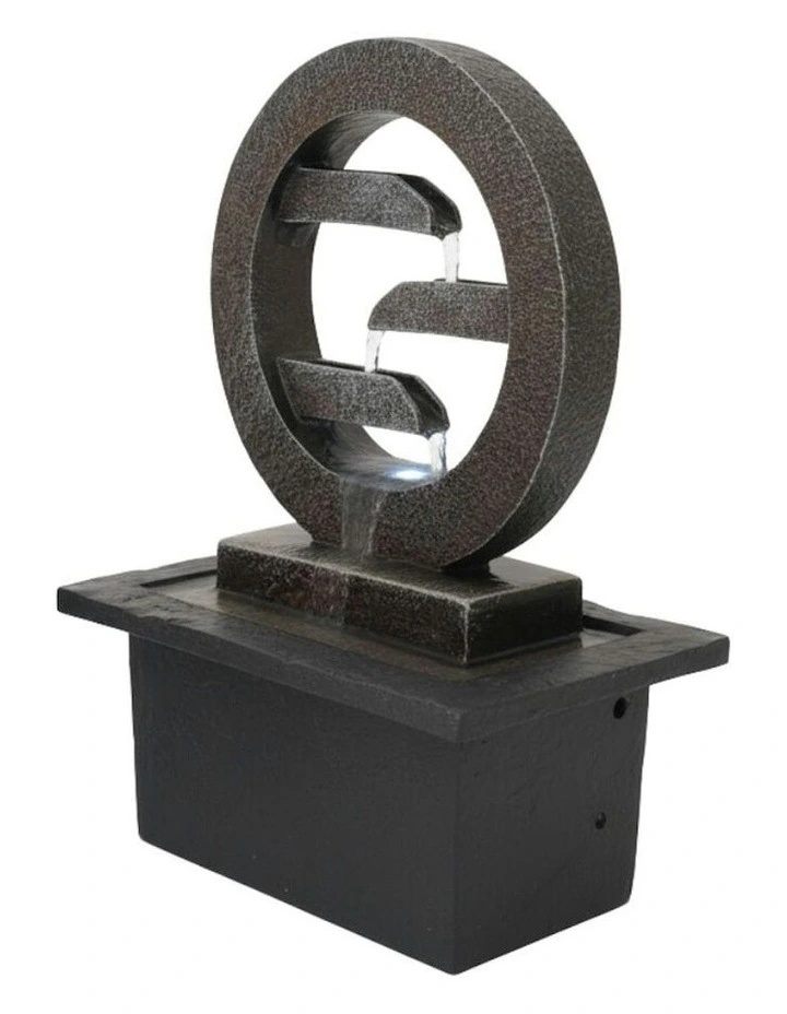 Zen Circlet Fountain 21x19x27cm in Multi image 1