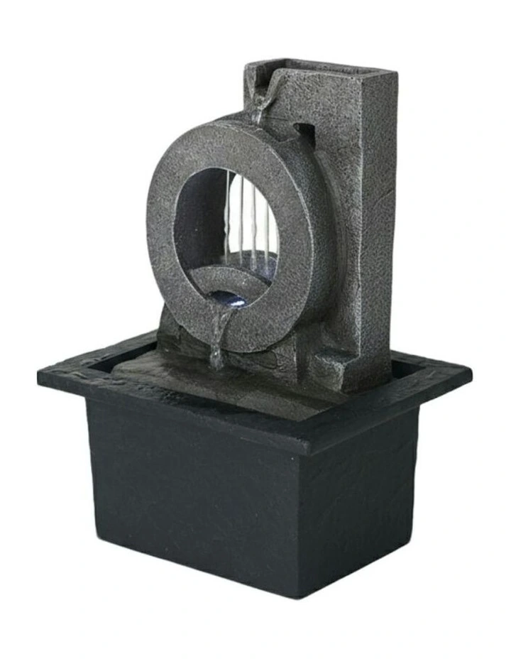 Circular Rain Fountain 21x19x27cm in Multi image 1