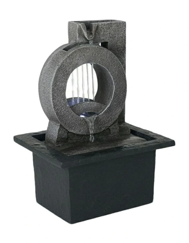 Circular Rain Fountain 21x19x27cm in Multi image 3