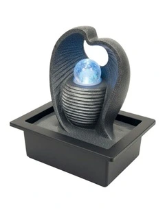 Water Love Heart Fountain 23x18x26cm in Multi