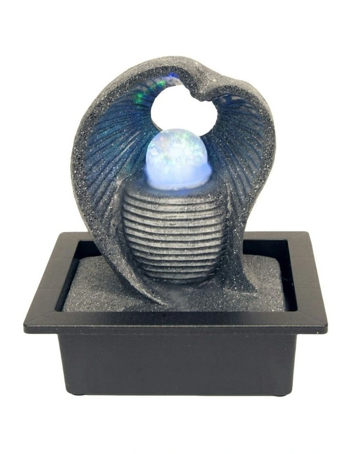 Water Love Heart Fountain 23x18x26cm in Multi image 2