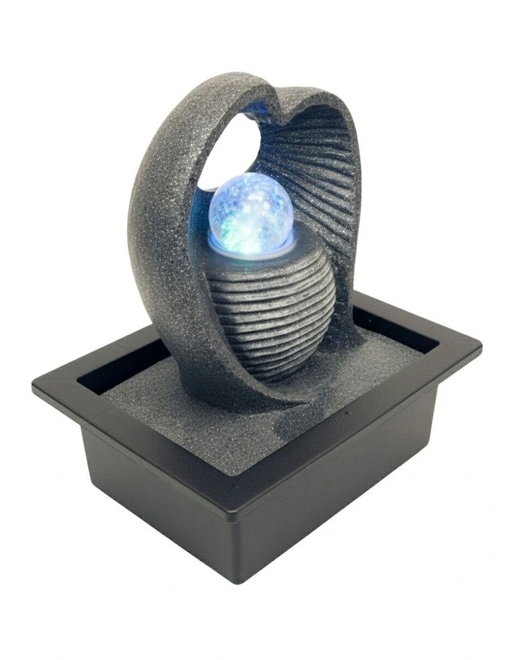 Water Love Heart Fountain 23x18x26cm in Multi image 4