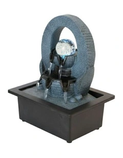 Oval Drift Fountain 23x18x26cm in Multi