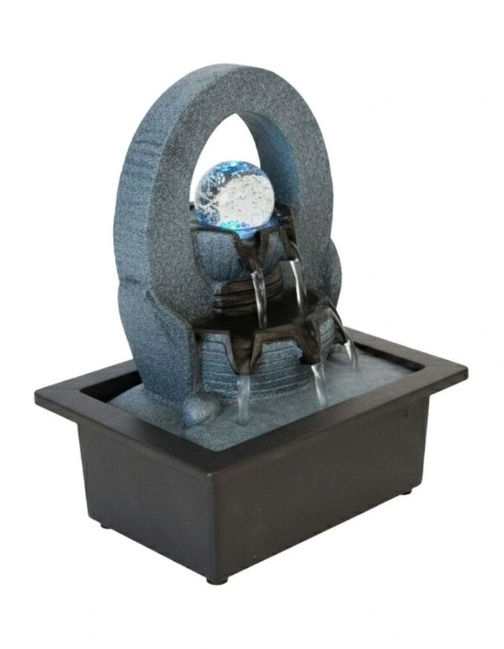 Oval Drift Fountain 23x18x26cm in Multi image 3