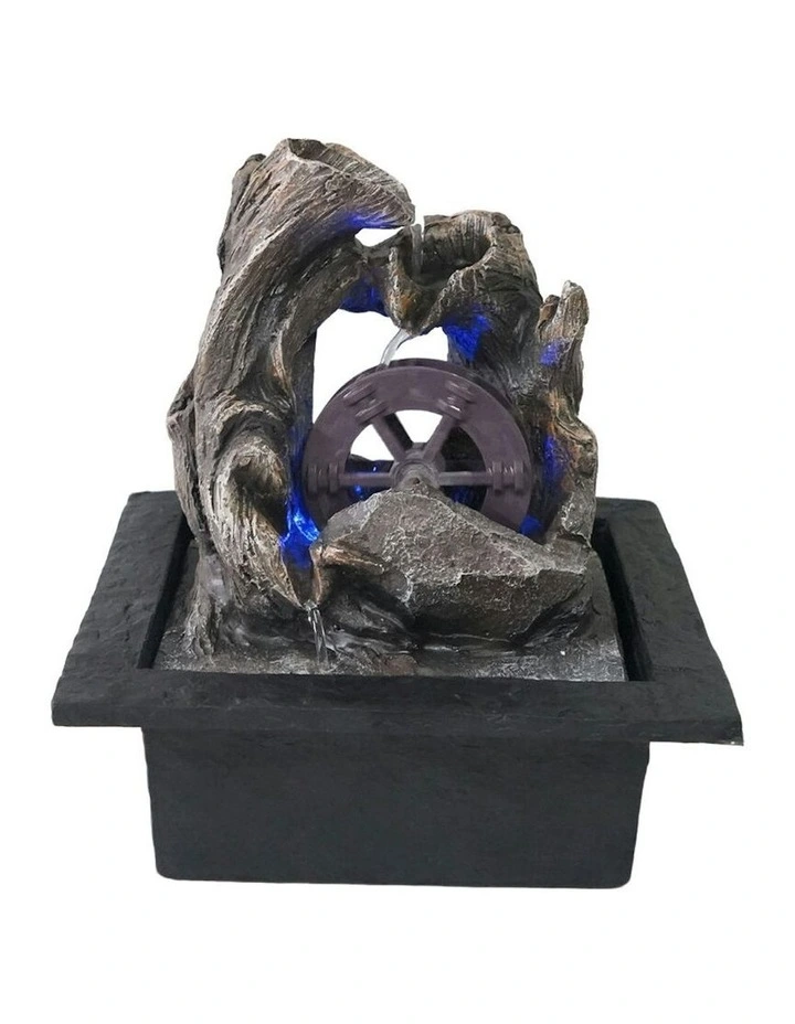 Water Mill Fountain 23x20x28cm in Multi image 2