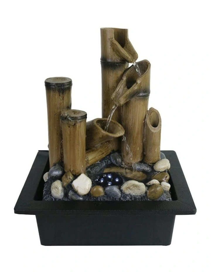 Bamboo Odoshi Fountain 23x18x27cm in Multi image 2
