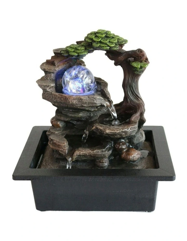 Stony Tree Fountain 23x18x26cm in Multi image 2