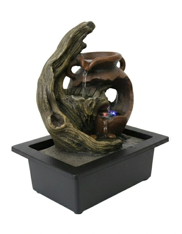 Driftwood Urn Fountain 23x18x27cm in Multi image 1