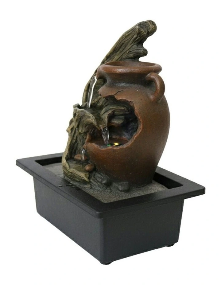 Driftwood Urn Fountain 23x18x27cm in Multi image 3