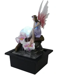 Fantasy Fairy Fountain 23x20x28cm in Multi